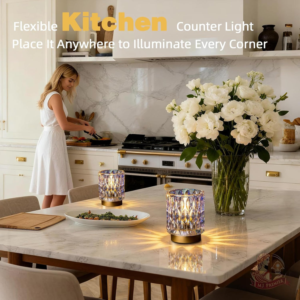 Decorative Pearl Cordless Battery Table Lamp