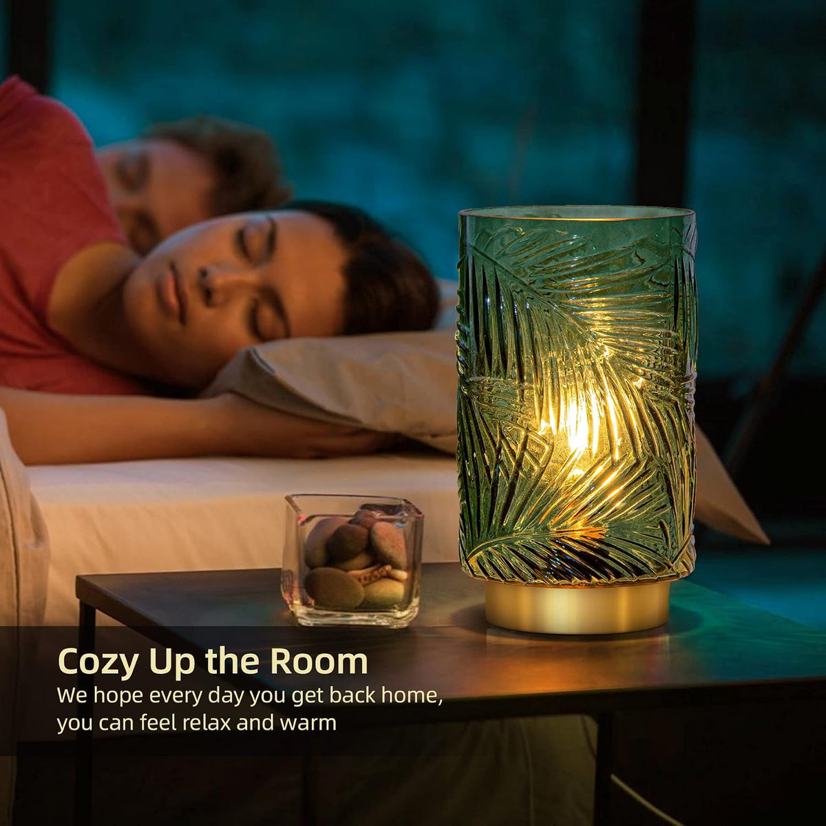 Decorative Cordless Battery Table Lamp With Timer