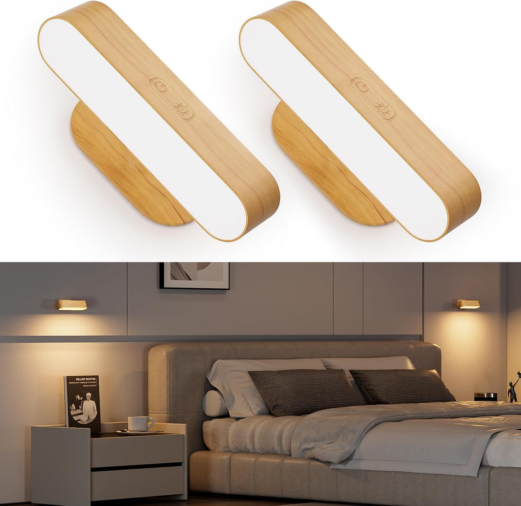 Rechargeable Cordless Wall Sconces Set Of 2