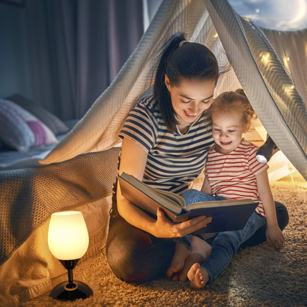 Touch‑Control Dimmable Bedside Table Lamp
