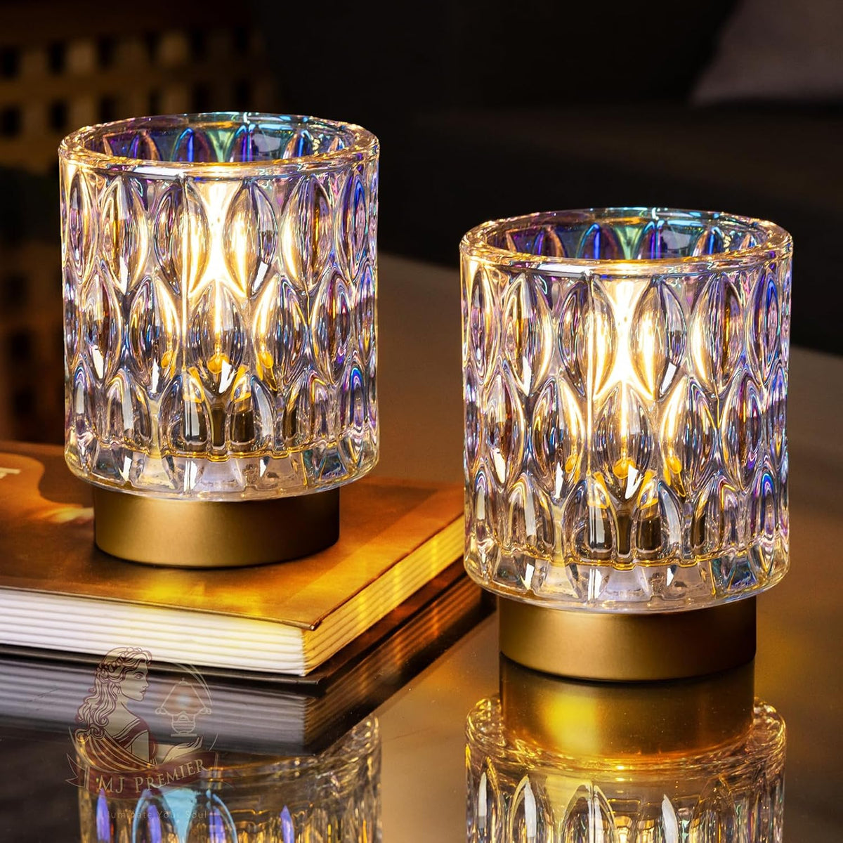 Decorative Pearl Cordless Battery Table Lamp