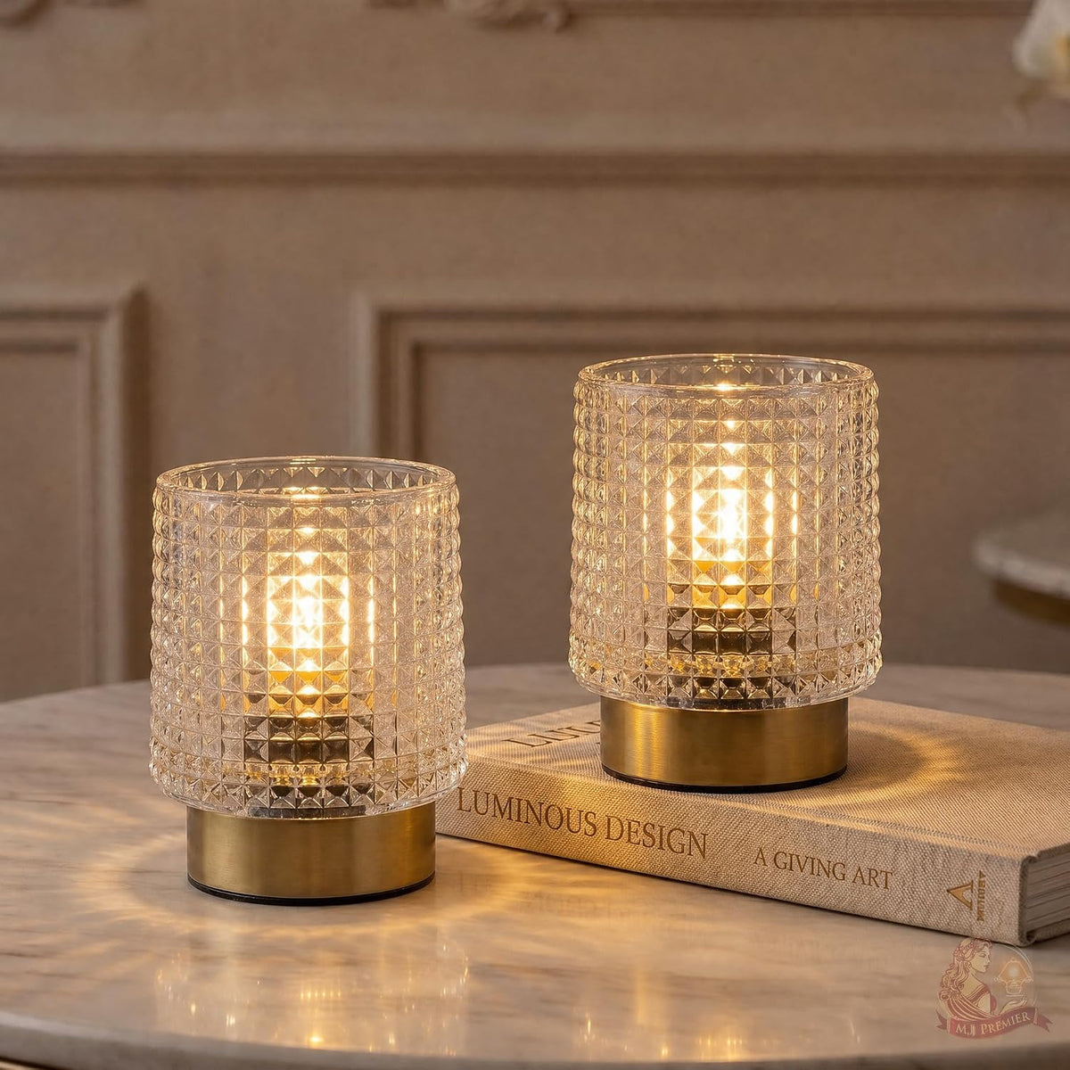 Small Cordless Battery Table Lamp With Timer